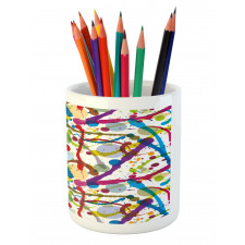 Colorful Splash Pencil Pen Holder