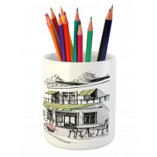 Parisian Patio Pencil Pen Holder