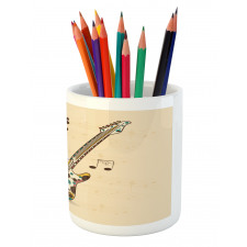 Abstract Funk Instrument Pencil Pen Holder