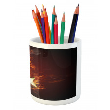 Instrument in Flames Pencil Pen Holder