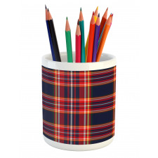 Vivid Cultural Pattern Pencil Pen Holder