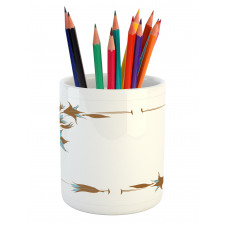 Floral Frame Pencil Pen Holder