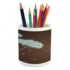 Falling Leaves Pencil Pen Holder