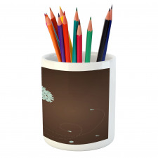 Falling Leaves Pencil Pen Holder