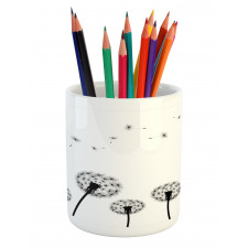 Faded Blowball Plant Pencil Pen Holder