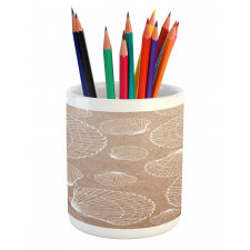 Hand Drawn Shells Pencil Pen Holder