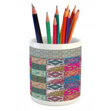 Middle Eastern Paisleys Pencil Pen Holder