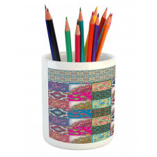 Middle Eastern Paisleys Pencil Pen Holder