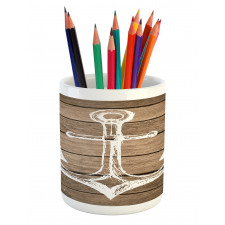 Rustic Planks Pencil Pen Holder