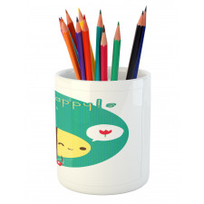 Winking Bumblebee Pencil Pen Holder