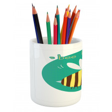 Winking Bumblebee Pencil Pen Holder