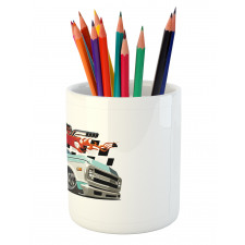 Lowrider Pickup Vehicle Pencil Pen Holder