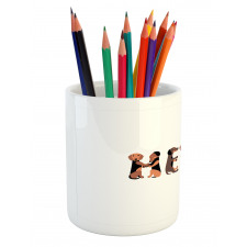 Puppies Saying Hello Pencil Pen Holder