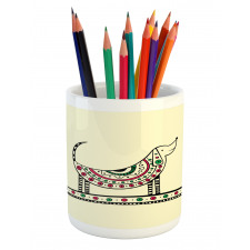 Dog Sketch Pencil Pen Holder