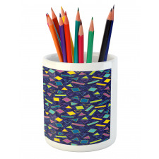 Retro 80s Memphis Fashion Pencil Pen Holder