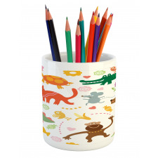 Jolly Cartoon Animals Pencil Pen Holder