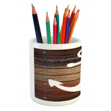 Boat Theme Anchor Motif Pencil Pen Holder