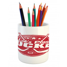 Let's Play Retro Style Pencil Pen Holder