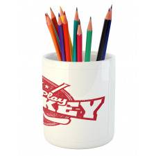 Let's Play Retro Style Pencil Pen Holder