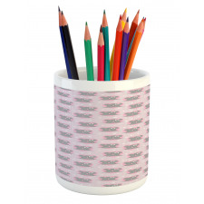 Mouse Hearts Pencil Pen Holder