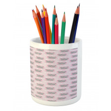 Mouse Hearts Pencil Pen Holder