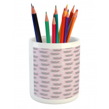 Mouse Hearts Pencil Pen Holder