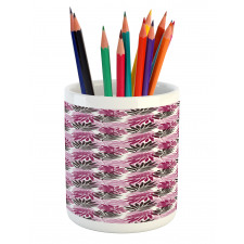 Tropical Lush Forest Pencil Pen Holder