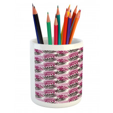 Tropical Lush Forest Pencil Pen Holder