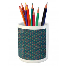 Circles and Stars Pencil Pen Holder