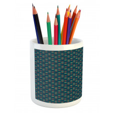 Circles and Stars Pencil Pen Holder