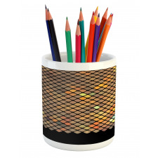 Mosaic of Squares Pencil Pen Holder