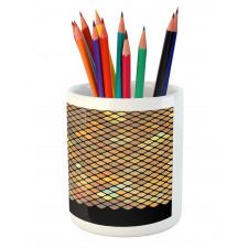 Mosaic of Squares Pencil Pen Holder