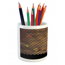 Mosaic of Squares Pencil Pen Holder