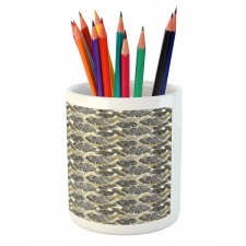 Modern Aloha Style Pencil Pen Holder