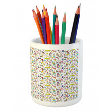 Cheery Colorful Cartoon Pencil Pen Holder