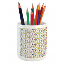 Cheery Colorful Cartoon Pencil Pen Holder