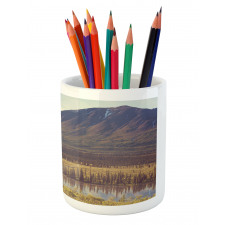 Idyllic Rustic Photo Pencil Pen Holder