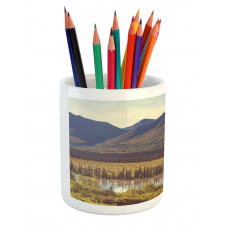 Idyllic Rustic Photo Pencil Pen Holder