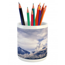 Craggy Peaks Mountains Pencil Pen Holder