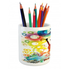 Abstract Woman Pencil Pen Holder