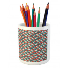 Simple Puzzle Mosaic Pencil Pen Holder