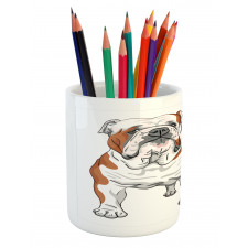 Muscular Dog Pencil Pen Holder