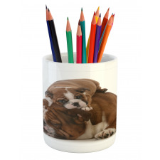 Father and Son Pencil Pen Holder