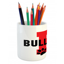 Paw Print Motif Pencil Pen Holder