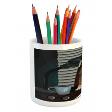 Detective Dog Pencil Pen Holder