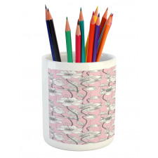 Soft Yoga Botanical Pencil Pen Holder