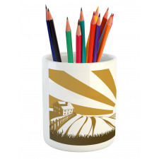 Morning in the Farm Pencil Pen Holder