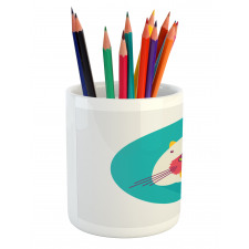 Cartoon Beaver Design Pencil Pen Holder