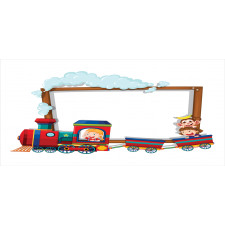 Children on Cartoon Train Pencil Pen Holder