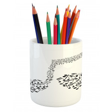 Musical Note Love Art Pencil Pen Holder